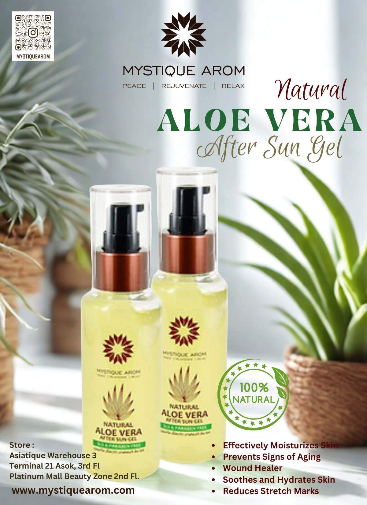 Aloe Vera Gel - After Sun Gel