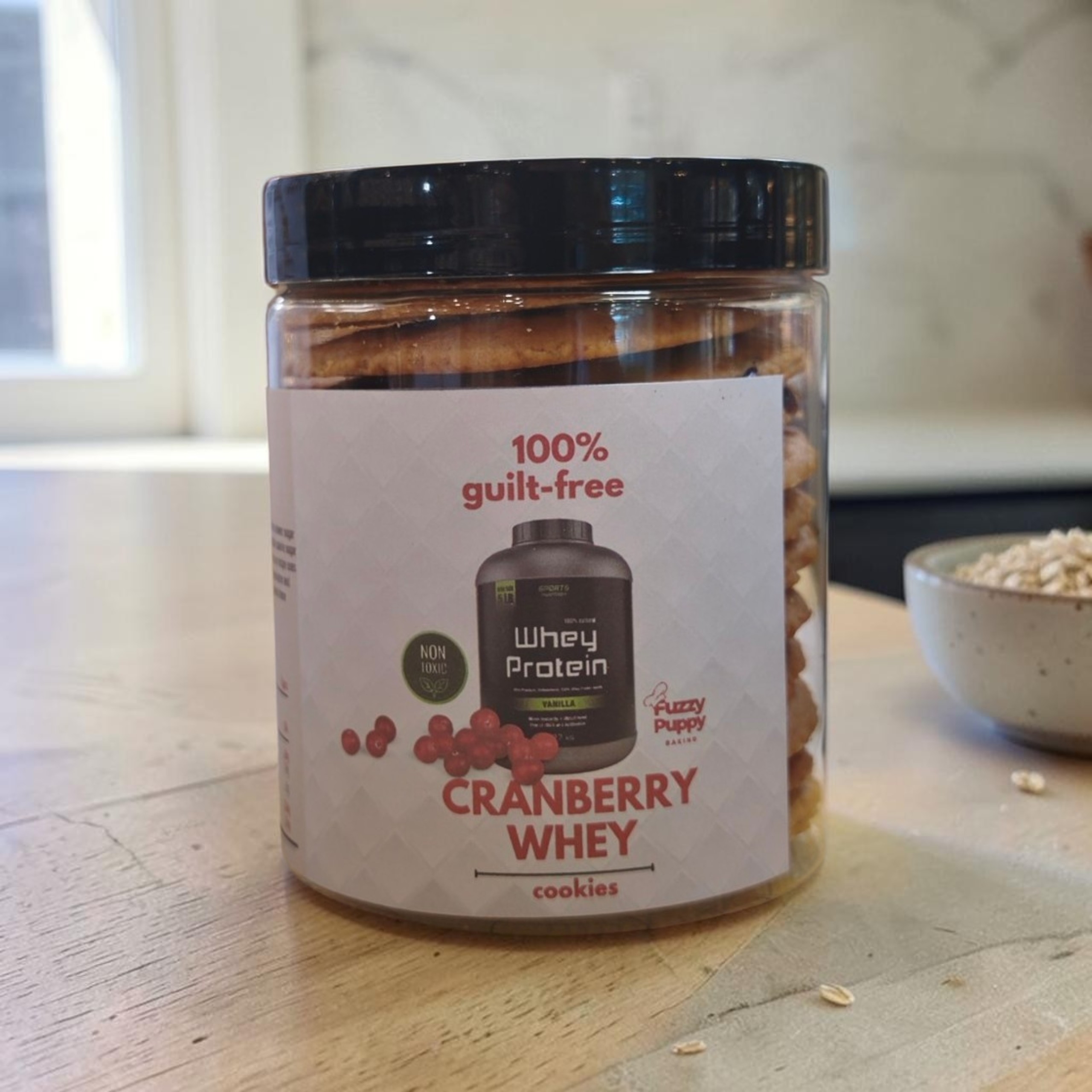 Cranberry Whey Cookies