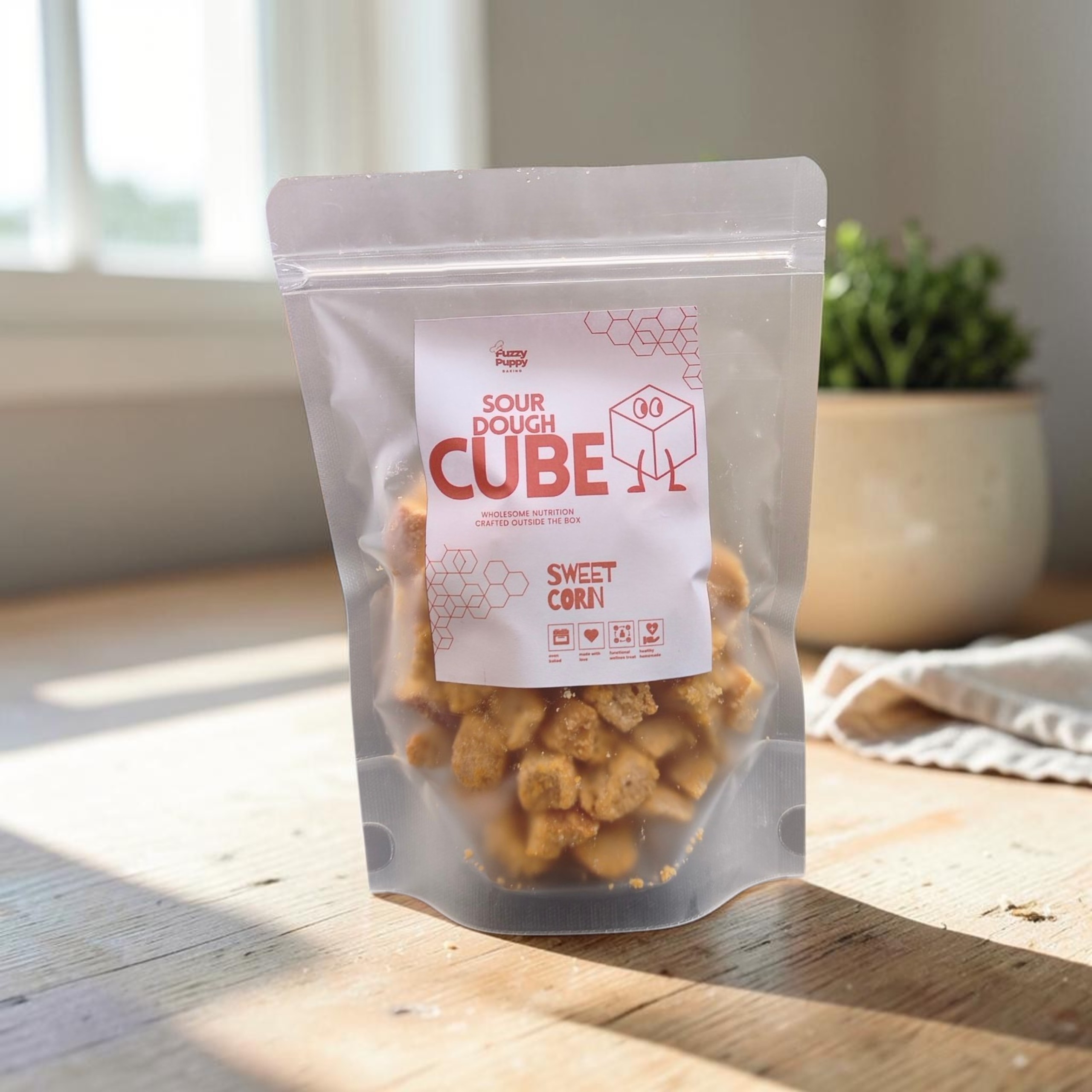 Sweet Corn Sourdough Cube 