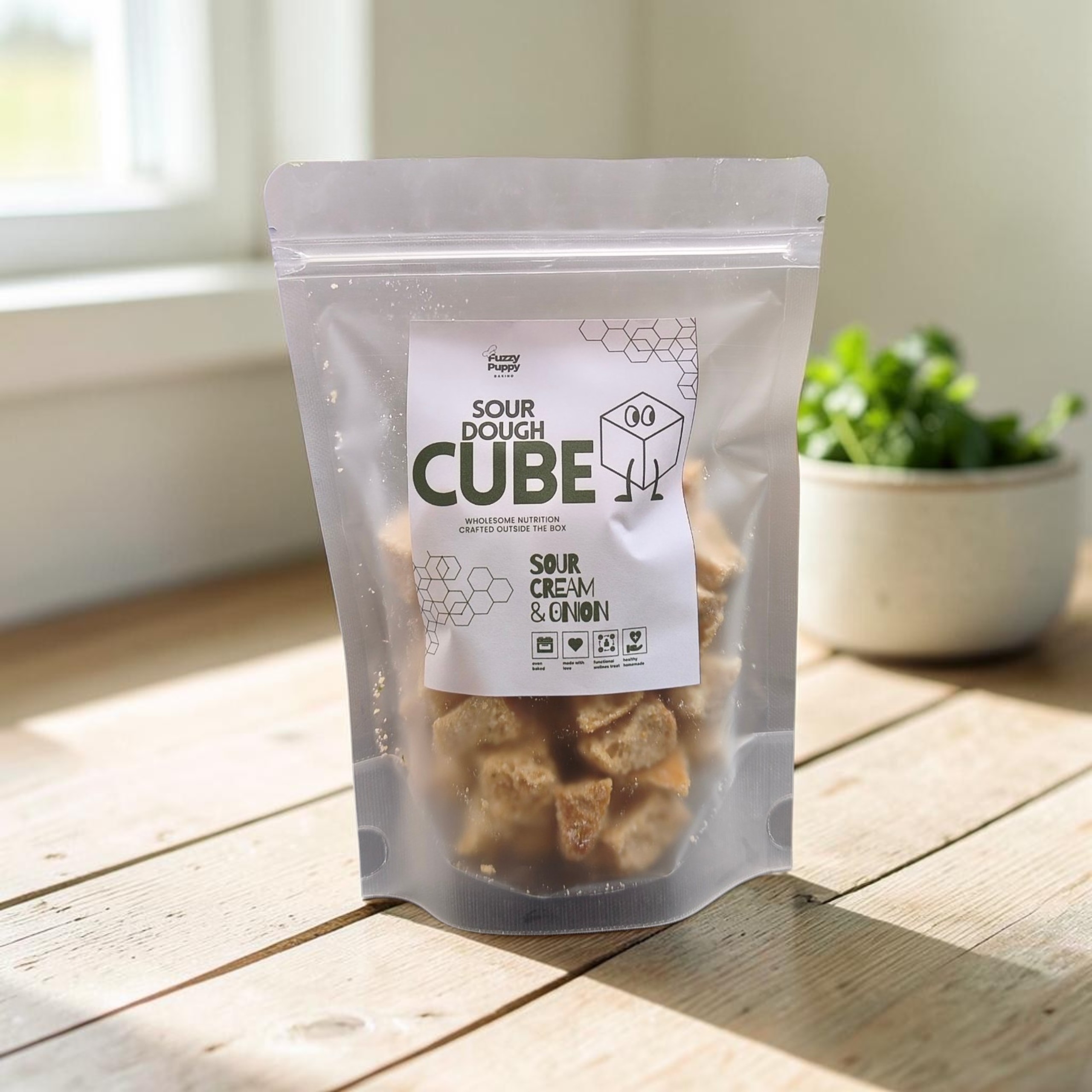 Sour Cream & Onion Sourdough Cube