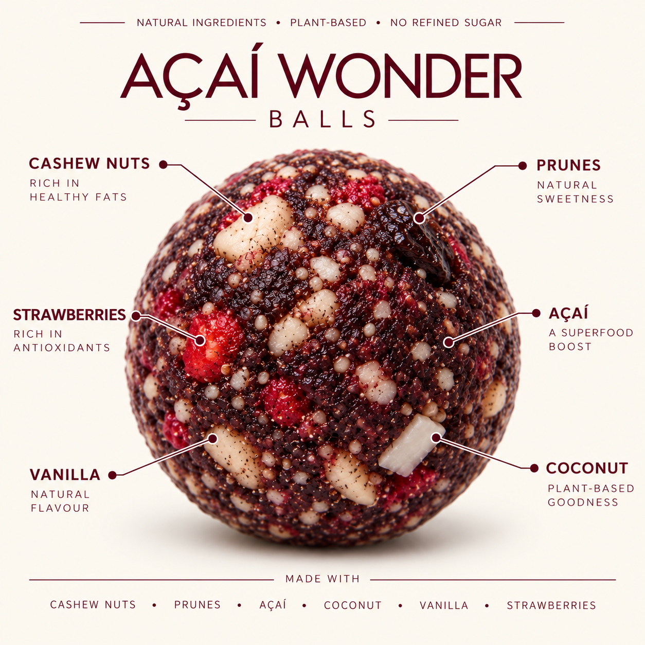 Energy Bite Balls - Acai Wonder