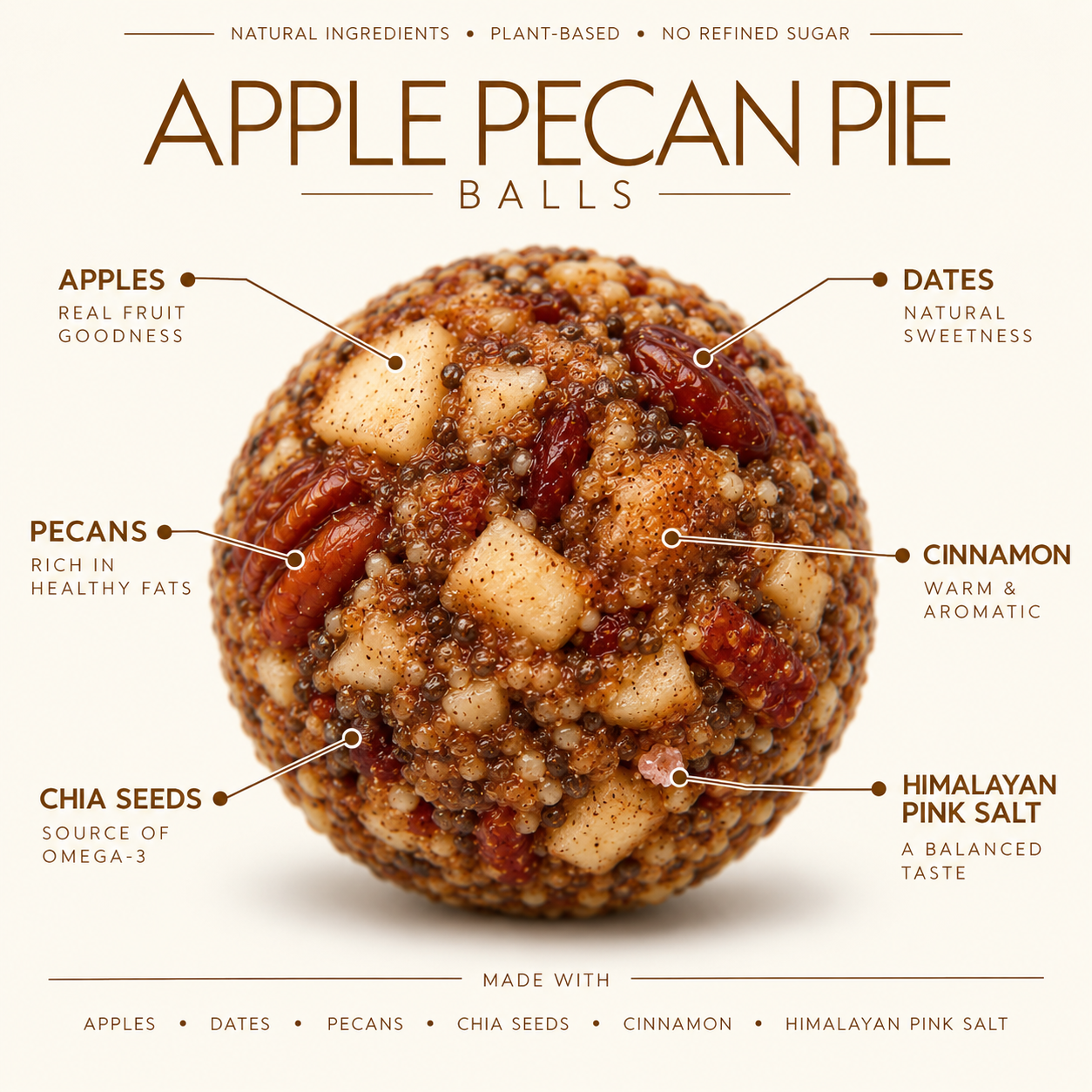 Apple Pecan Pie Bite-Sized Pack