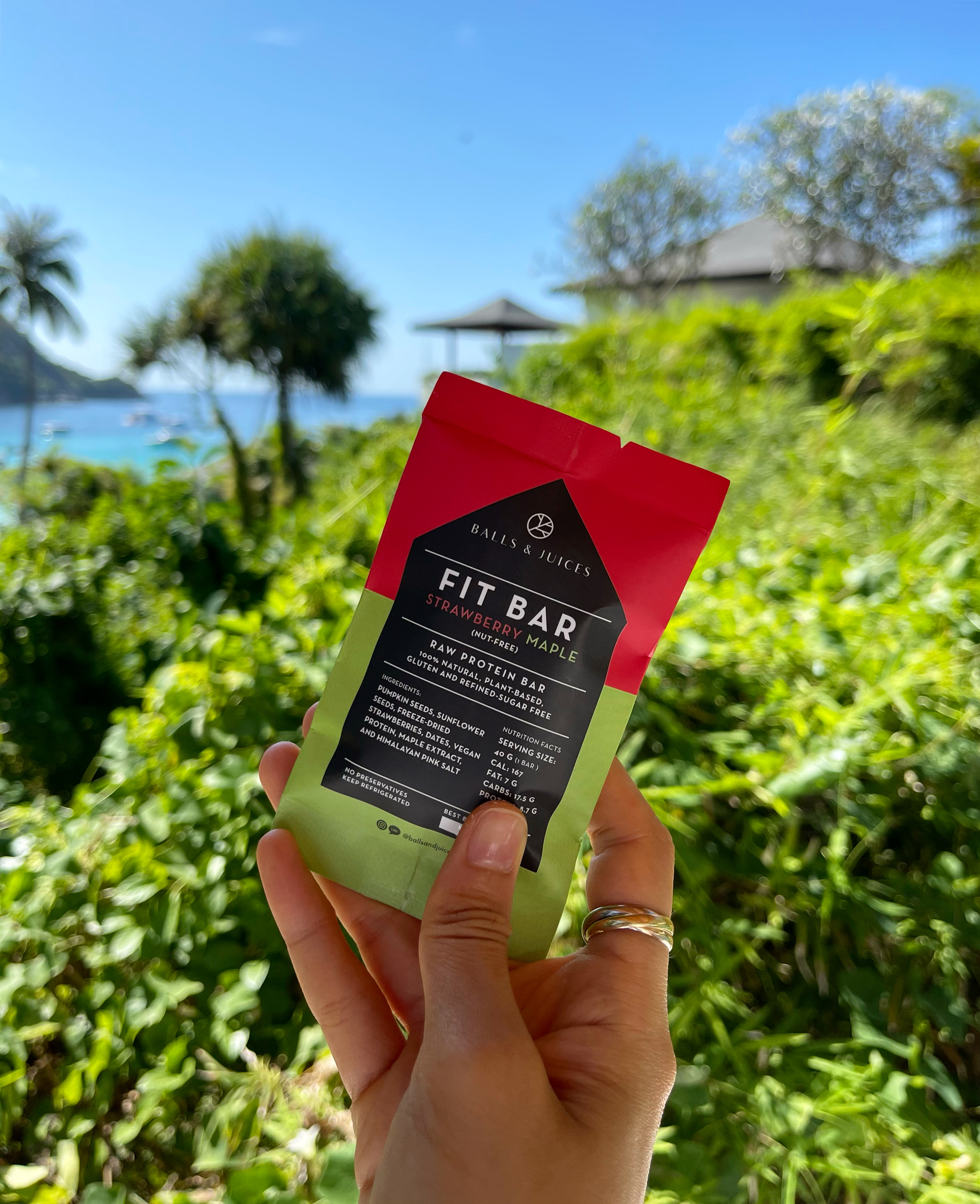 Strawberry & Maple Fit Bar (nut-free)