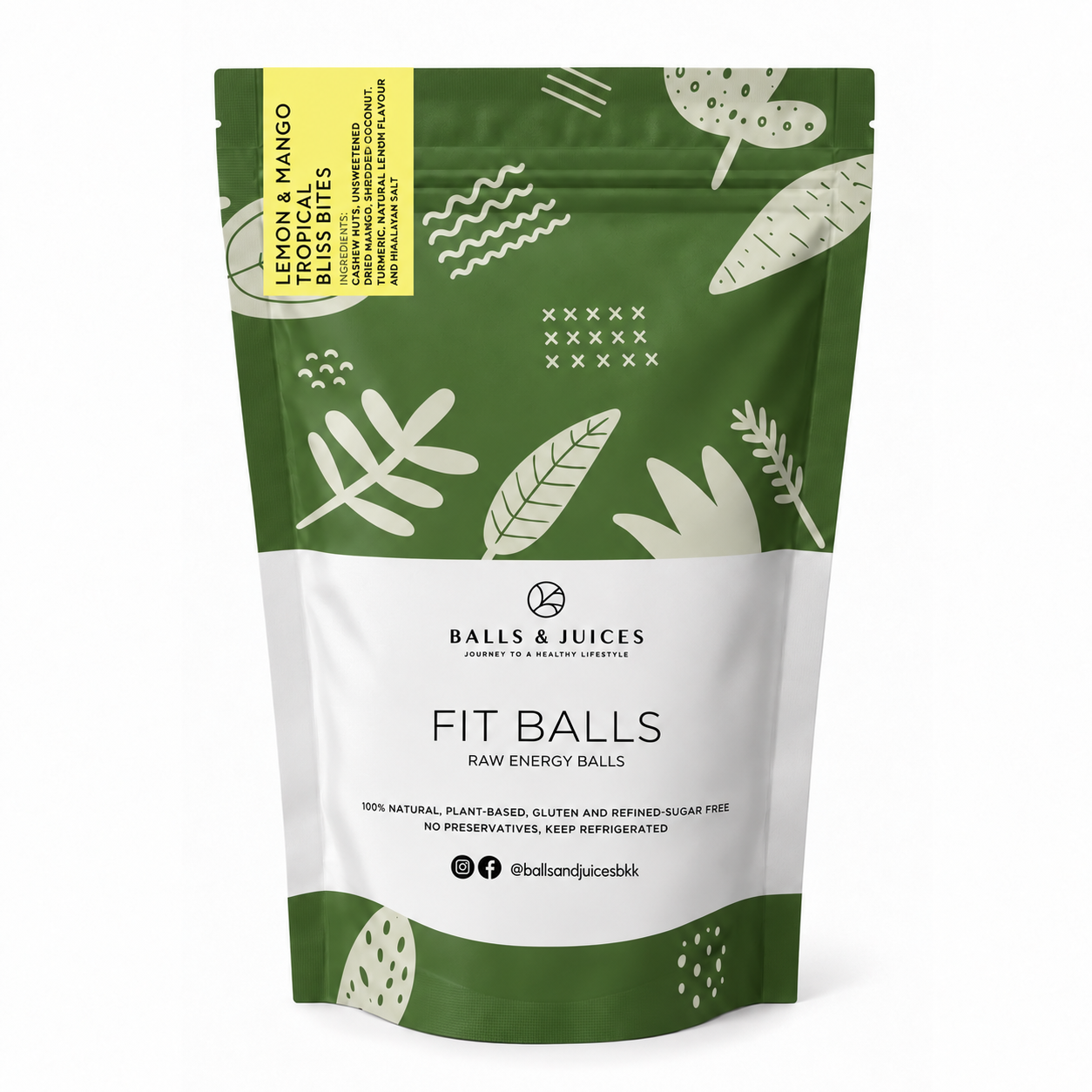 Lemon & Mango Tropical Bliss Balls