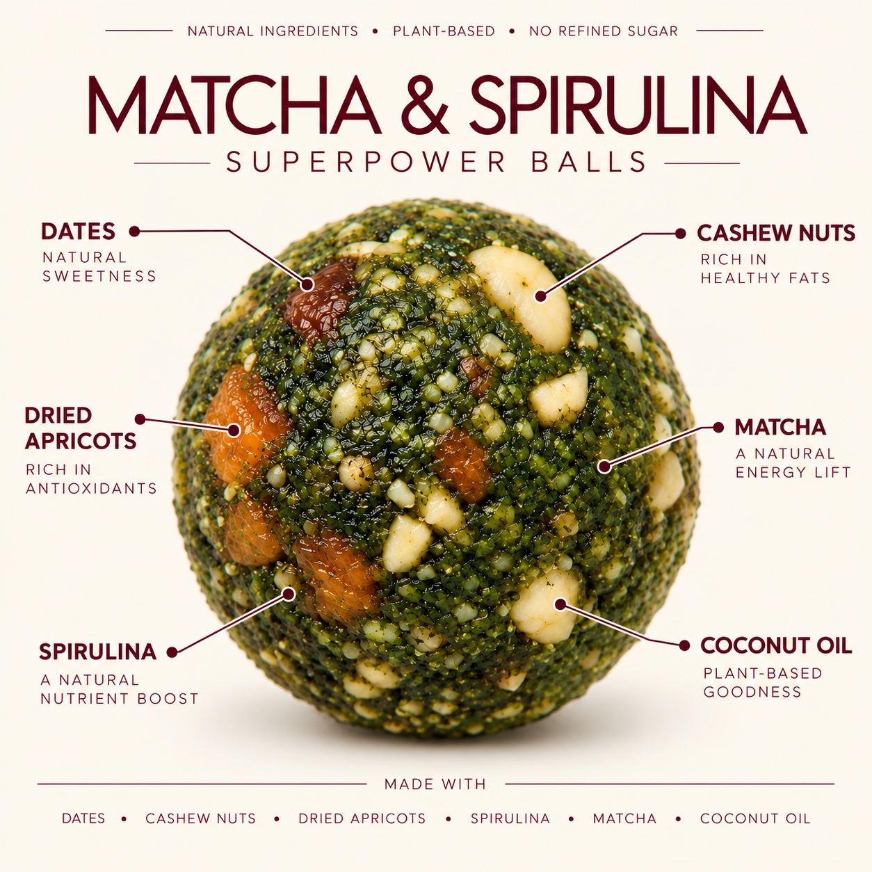 Matcha & Spirulina Power Bites