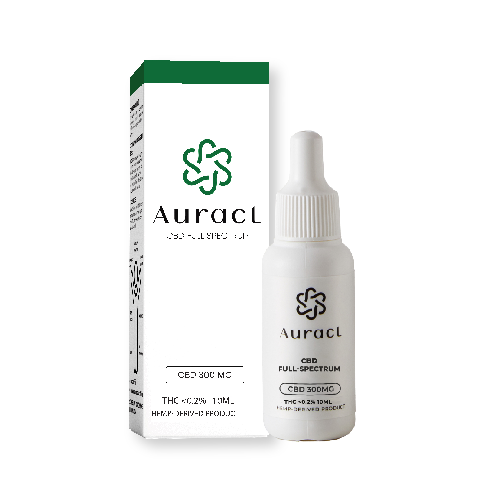 Auracl CBD Oil Full Spectrum To-Go 300mg