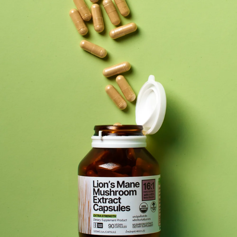Earthling - Lion’s Mane Mushroom Capsules (16:1 Extract)