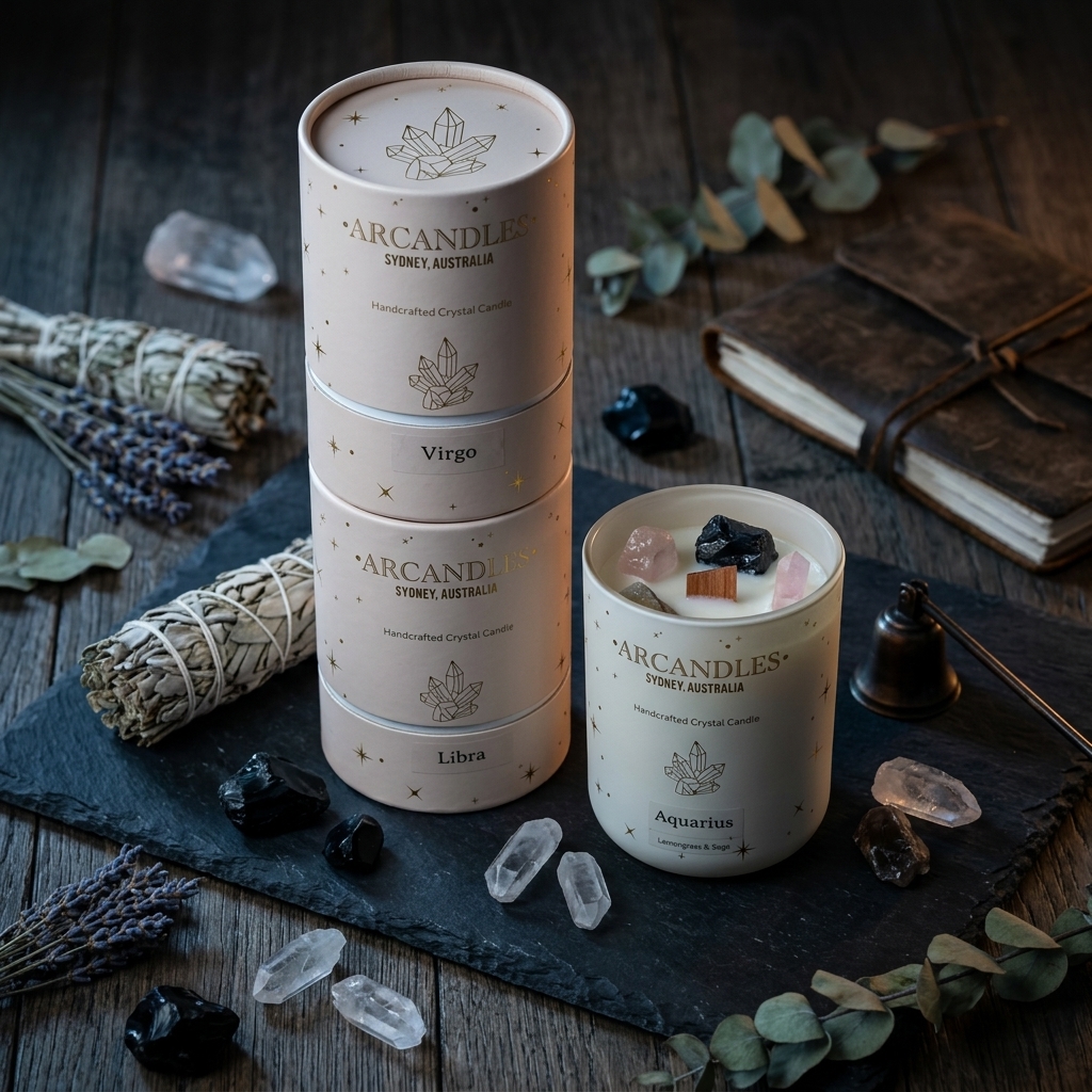 Zodiac Crystal Candles