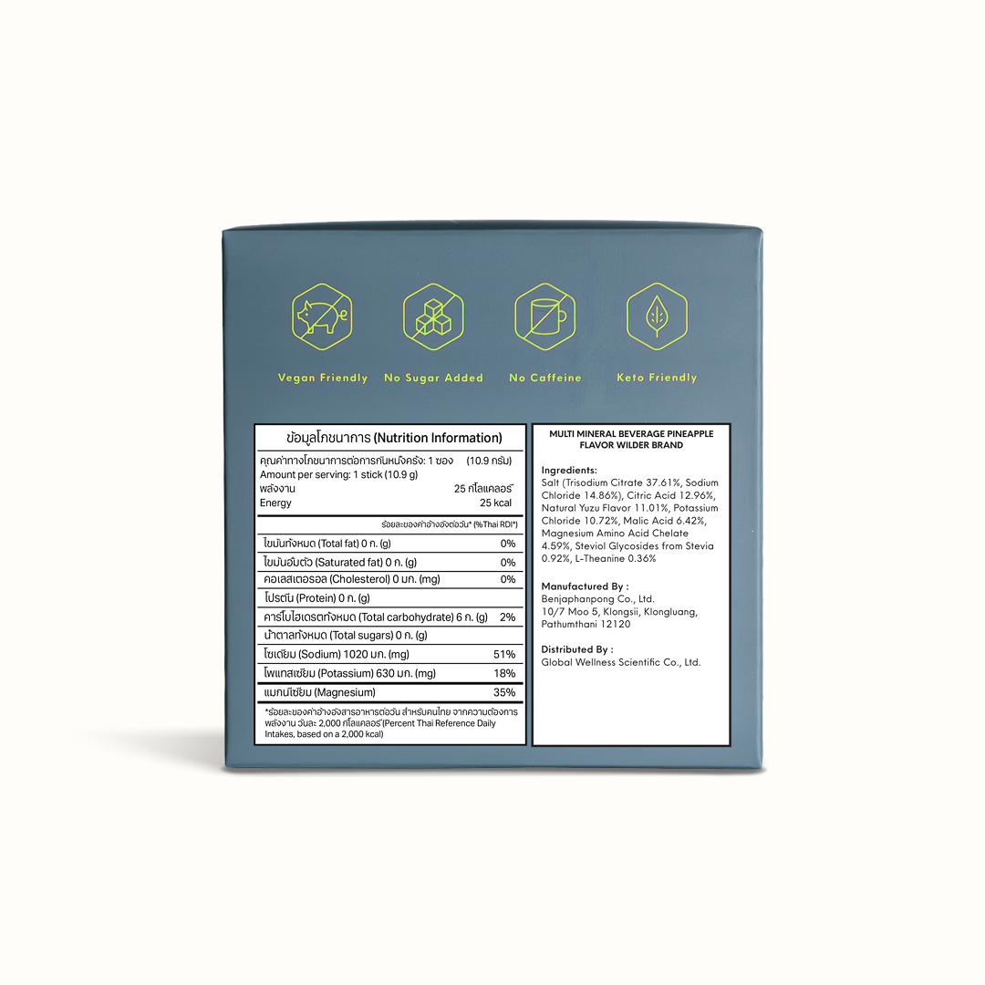 WILDER Electrolyte 30 Sachet Box